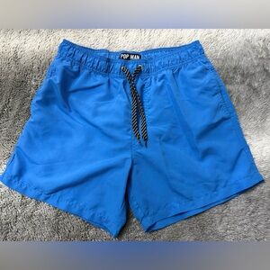 POP MAN brand Blue Swim Shorts